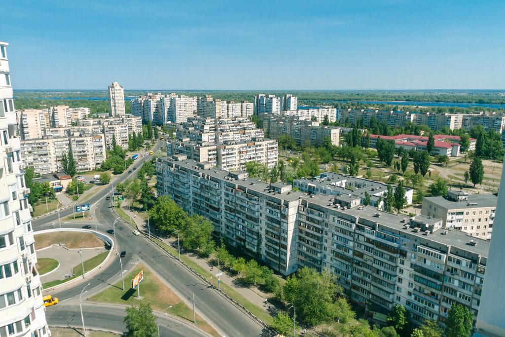 Penthouse Apartment Panoramic View Kyjev Exteriér fotografie